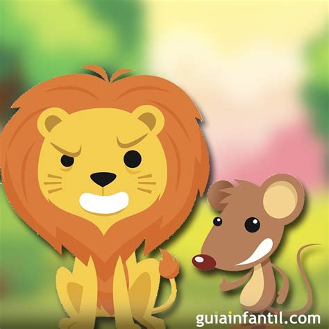 el león y el ratón